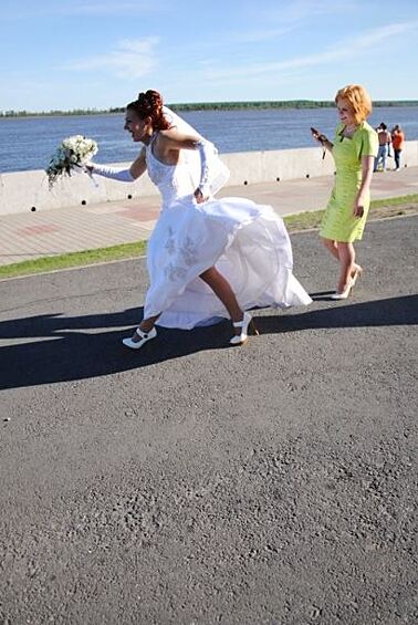 Так выглядит невеста, которая твердо решила выйти замуж.  
