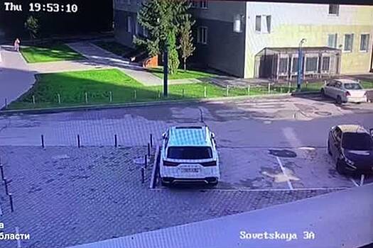 Похищение мужчины в российском городе попало на видео