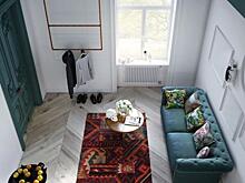 Это стоит увидеть: сумасшедшая квартира с зелёной спальней