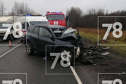 Массовая авария произошла на трассе «Кола» в Ленинградской области