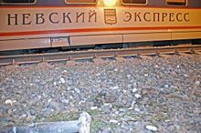 Поезд «Невский экспресс» сбил человека и прибыл в пункт назначения вовремя