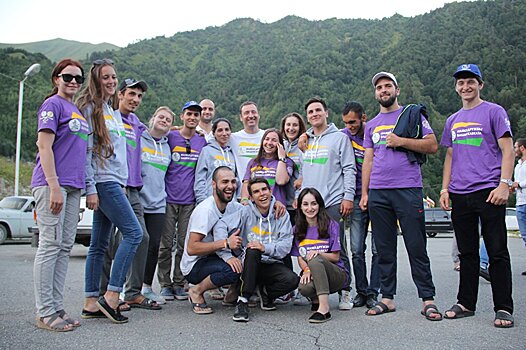 Участники "Маяков дружбы" прибыли в Южную Осетию
