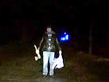 На темной пензенской трассе мужчина с топором останавливал машины