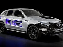 Mercedes-Benz показал "чучело" электромобиля EQC