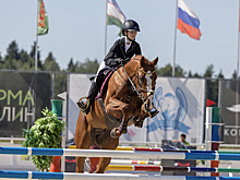 Всадница из Курска победила на Евразийских молодёжных играх