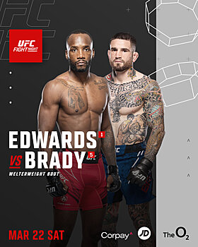 Анонсы боев UFC: Эдвардс и Брэди возглавят лондонский Fight Night, на 314-м − Родригес против Питбуля и Крылов против Рейеса