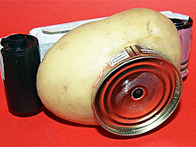 Создана психоделическая камера из картошки и консервной банки