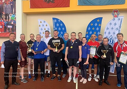 Ракетка в руках спасателей: итоги турнира по настольному теннису