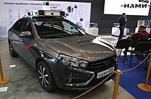 В России запустили дорожные испытания беспилотной Lada Vesta