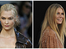 Сияние пудровой розы: Карли Клосс и Гвинет Пэлтроу на вечере Dior в Нью-Йорке