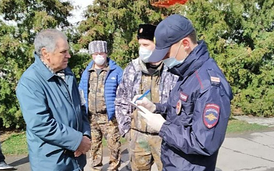 В Рязанской области казаки начали патрулировать улицы