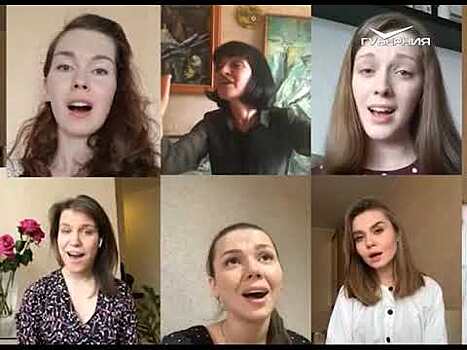 9 самарских актрис исполнили многоголосую белорусскую песню