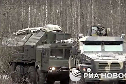 Минобороны показало фото ракетного комплекса "Орешник" в Белоруссии