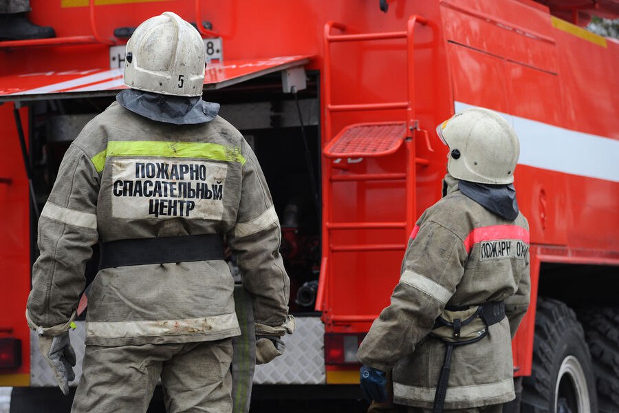В многоэтажном доме на северо-востоке Москвы произошел пожар