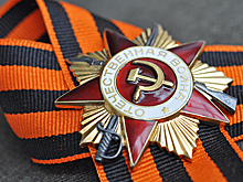В Риге прошла акция в защиту георгиевской ленты