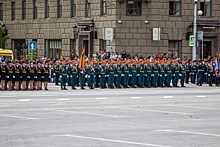 Сотрудники МЧС Волгограда приняли участие в параде Победы
