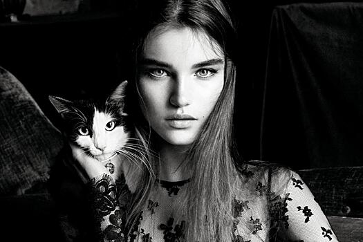 Кошки снялись в рекламе Givenchy