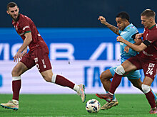 «12 секунд пересматривали удары «Зенита» в полете из Петербурга. 2 часа, 4 минуты и 48 секунд пытались понять, куда перетекает юбилей». «Рубин» об одном ударе петербуржцев в створ