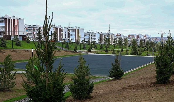 В Советском районе Волгограде завершается создание парковой зоны