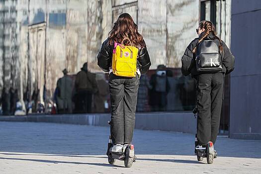 Две пьяные женщины прокатились на самокате по набережной в Москве и упали в реку