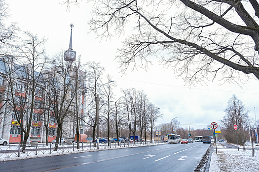 Завершена модернизация сетей освещения на Санкт-Петербургском проспекте