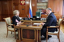 Игорь Бабушкин обсудил с Валентиной Матвиенко социально-экономическое развитие Астраханской области