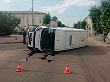 В Улан-Удэ столкнулись автобусы с пассажирами