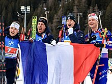 Кубок мира. Эстафета. Мужская сборная Франции была быстрейшей на лыжне, Норвегия проиграла 18 секунд, Швеция – 25