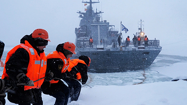 Корвет "Гремящий" завершил дальний поход