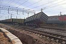 В Самарской области с рельсов сошли четыре железнодорожных вагона
