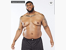 Полный манекенщик в рекламе белья бренда Рианны обрадовал покупателей