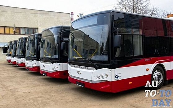 Ивано-Франковск получил партию из 12 современных турецких автобусов Guleryur