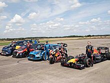 Лиам Лоусон на болиде Формулы 1 устроил гонку с машинами WRC, World RX и мотоциклом MotoGP