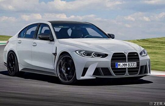 Новый BMW M3 2021 года показали на рендерах