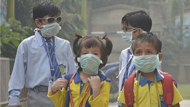 В Дели закрыли все школы из-за смога