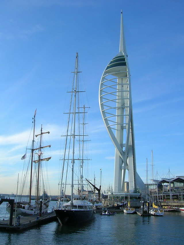 Смотровая башня Spinnaker Tower, Портсмут, Великобритания, Европа
