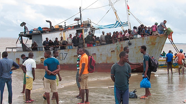 91 человек погиб из-за кораблекрушения в районе Мозамбика