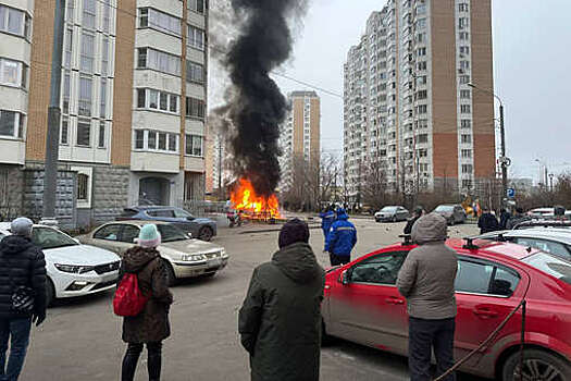 SHOT: в Москве произошел второй за день взрыв автомобиля