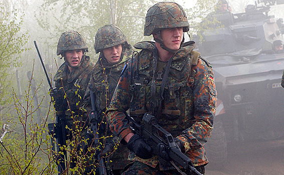 Немцев зовут в партизаны