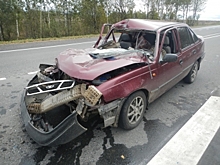 Под Костромой легковушка протаранила и опрокинула «Газель»