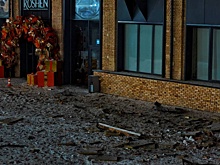 Разбитую ударом ВС РФ фабрику Порошенко в Киеве показали на видео