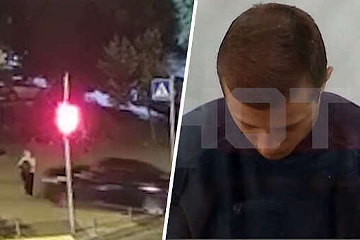 На видео попало ДТП с сыном комика Молочного, который сбил женщину в Киеве