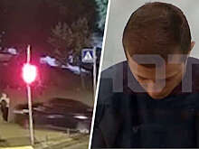 На видео попало ДТП с сыном комика Молочного, который сбил женщину в Киеве