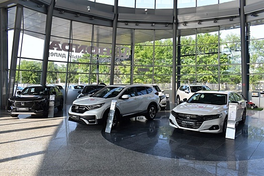 В России начались продажи восьми моделей марки Honda
