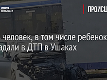 Шесть человек, в том числе ребенок, пострадали в ДТП в Ушаках