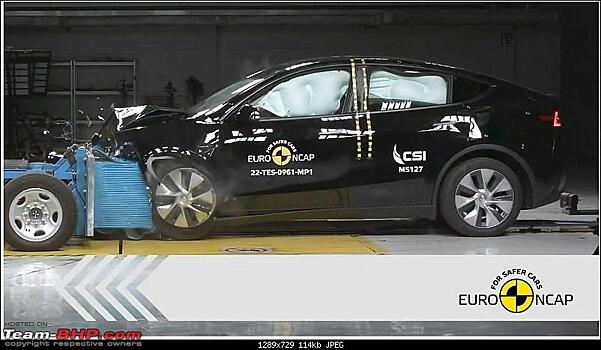 Tesla использует скрытые коды для краш-тестов ANCAP