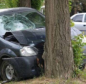 Водитель «Инфинити» влетел в дерево в Навашинском районе
