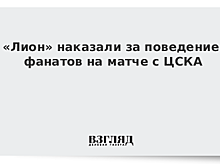 «Лион» наказали за поведение фанатов на матче с ЦСКА