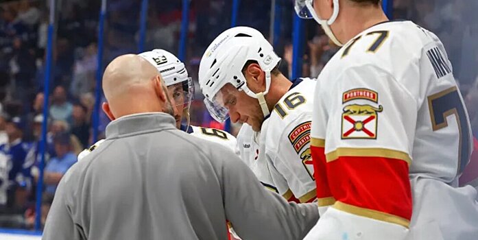 Барков получил травму во 2-м матче серии с «Тампой» после хита Хэйгла. Капитан «Флориды» ушел со льда в середине 3-го периода, игроку «Лайтнинг» дали 5 минут штрафа