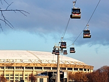 С 1 апреля Московская канатная дорога работает по летнему графику